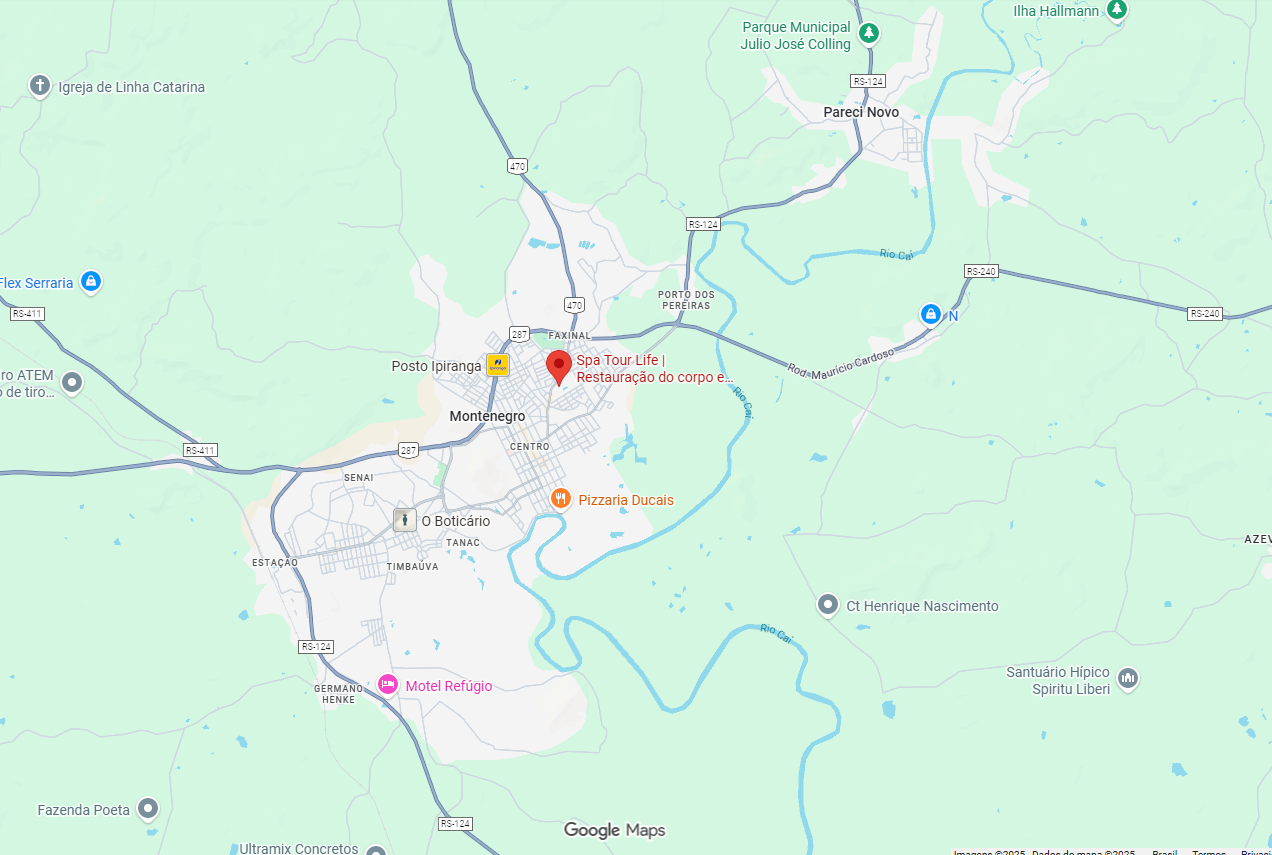 Mapa - Spa Tour Life